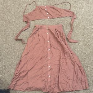 COPY - Adorable two piece set! Skirt and top